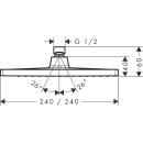 Hansgrohe CROMETTA Kopfbrause E 240 1jet SP