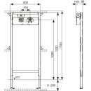 TECEprofil Bad-/Duschmodul 1120mm f. Aufputz-Armaturen m...