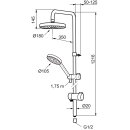 Mora MMIX Shower System S6 Chrom