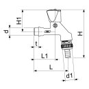 Schlösser 1/2" Auslaufventil mit Belüfter...