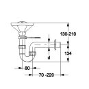 Haas Trichtersiphon für Leckwasser DN50