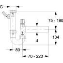 Haas PP-Röhrensiphon 1 1/2" DN50 mit einem...