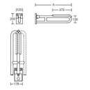 PBA Stützklappgriff 700mm -schwenkbar- aus...