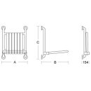 PBA Duschsitz, klappbar 380mm