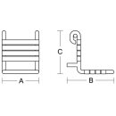 PBA Duschsitz, einhängbar 380mm