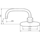 Mora CERA W5 Wasch-/Spültisch-Einhebelmischer, Wandbatterie