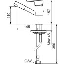 Mora MMIX B6 Waschtisch-Einhebelmischer