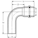 15mm Bogen 90° I/A Kombifitting Frabo DVGW
