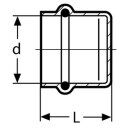 18mm Verschlusskappe  Kombifitting Frabo DVGW