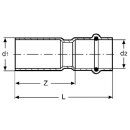 22x15mm Reduzierstück I/A Kombifitting Frabo DVGW