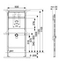 TECEprofil Universalmodul 1120mm, für Ausgussbecken