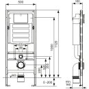 TECEprofil Universalmodul 1120mm f WC m...