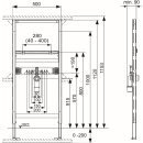 TECEprofil Universalmodul 1120mm, für Waschtisch