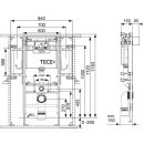 TECEprofil WC-Gerontomodul 1120mm ea. f. Bet. m Spk....