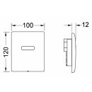 TECEplanus Urinal Elektronik mit 6V Batterie weiß seidenmatt