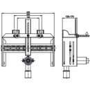 Sanit Montageelement 980 für Bidet