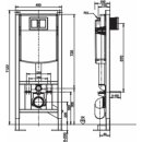 Sanit WC-Element INEO PLUS, freistehend