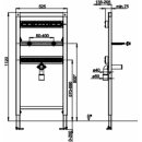 Sanit Waschtisch-Element INEO für AP-Wandarmaturen