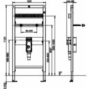 Sanit Waschtisch-Element INEO behindertengerecht 1120/525