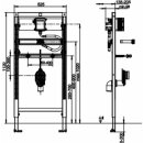 Sanit Urinal-Element INEO für...